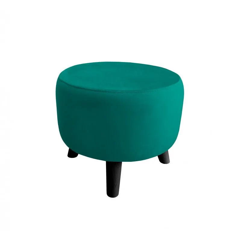 Pufa POLA MG20 turkusowa/czarna niska I sklep meblowy MIRAT. styl LOFT