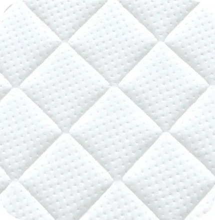 Biały pokrowiec na materac z probiotykami delikatny antybakteryjny 120x200 PUROACTIVE Janpol