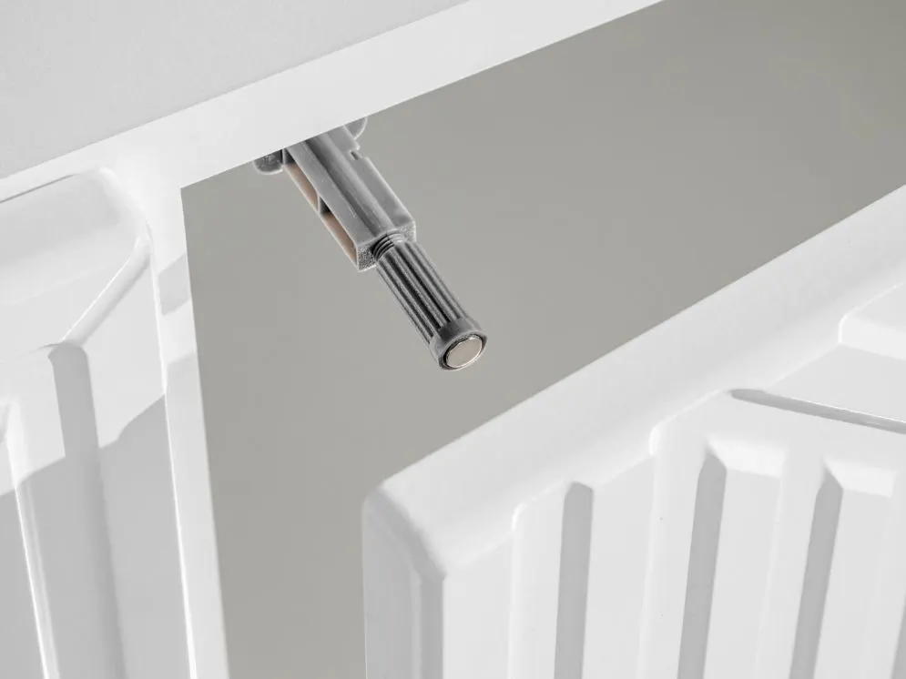 Komoda PYRAMID biały mat/złota w stylu glamour I sklep meblowy MIRAT. styl GLAMOUR