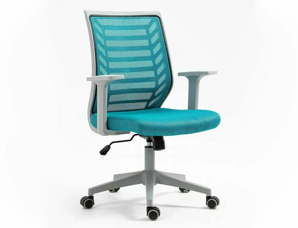 Fotel biurowy Q-320 niebieski obrotowy do komputera I sklep meblowy MIRAT.