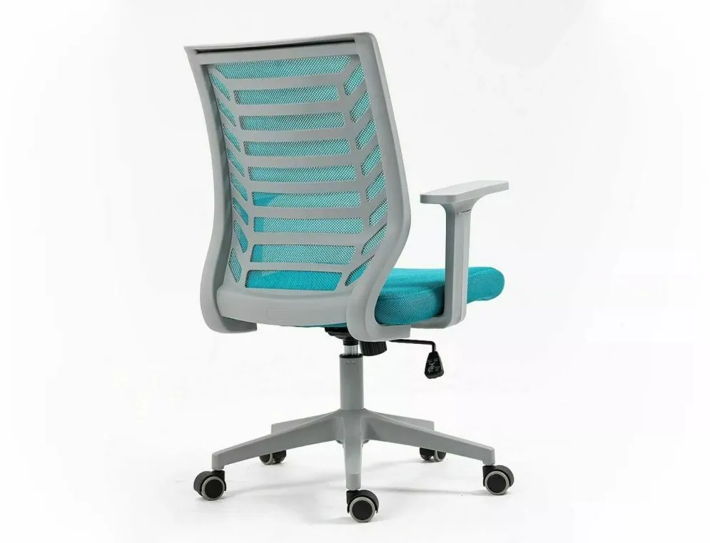 Fotel biurowy Q-320 niebieski obrotowy do komputera I sklep meblowy MIRAT.