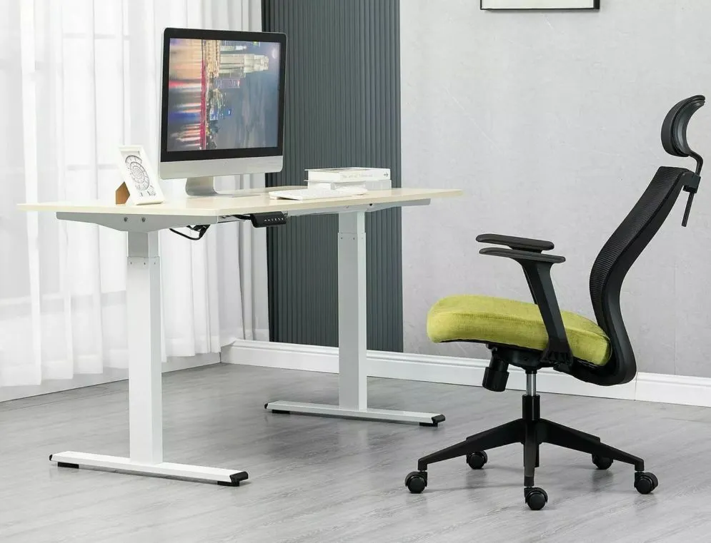 Fotel biurowy Q-328H czarny/zielony z mechanizmem MULTIBLOCK I sklep meblowy MIRAT.