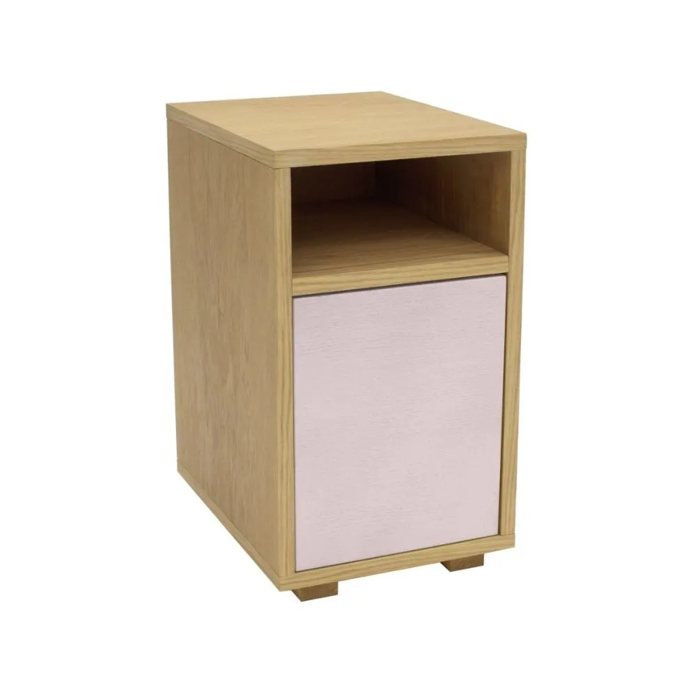 Szafka nocna SIMPLE drewniana z półką | MIRAT. w stylu  kolekcja