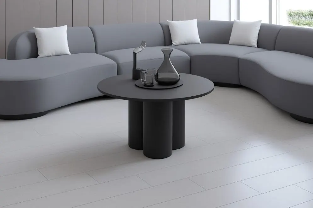 Ława okrągła RAVEO MINI 80x80 czarny mat produkt polski I sklep meblowy MIRAT.