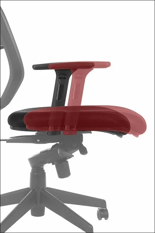 Fotel biurowy HN-5038 szary do komputera | MIRAT.