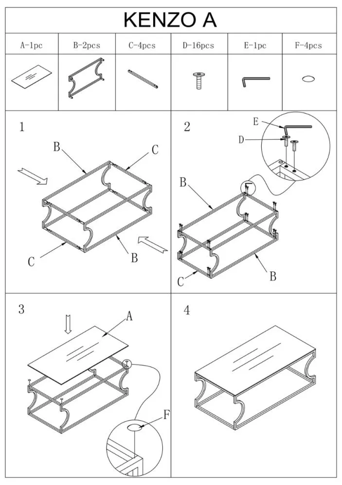 Ława KENZO A bursztynowa/złota w stylu glamour | MIRAT. styl GLAMOUR
