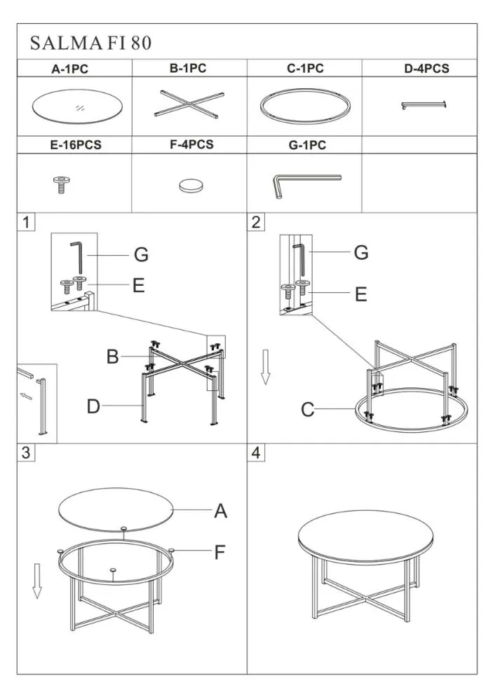 Ława SALMA marmur/złota do salonu w stylu glamour | MIRAT. styl GLAMOUR
