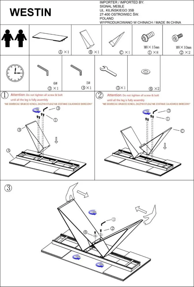 Stół WESTIN 160(240)x90 czarny rozkładany szklany w stylu nowoczesnym | MIRAT. w stylu  kolekcja
