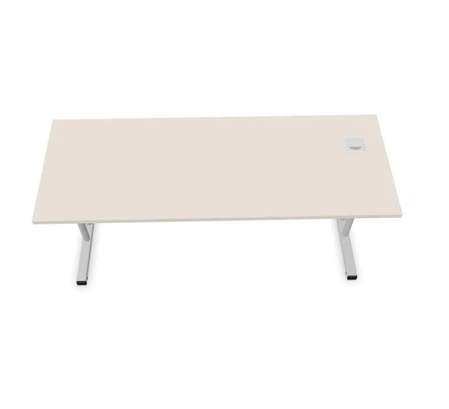 Biurko EASY SPACE C-LEG RC 160x60cm kaszmirowe do biura I sklep meblowy MIRAT.