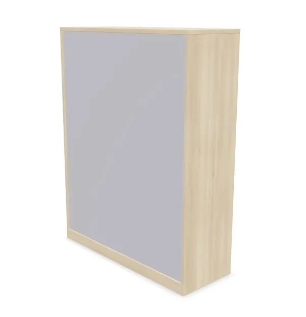 Szafka biurowa żaluzjowa EASY SPACE CABINET HRT 4-OH 120cm akacjowa zamykana I sklep meblowy MIRAT.