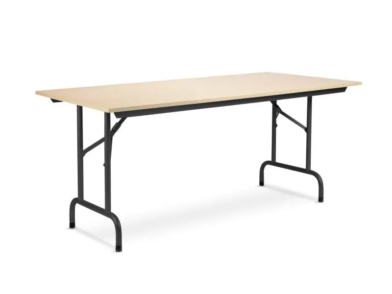 Stół RICO 2 160x80 buk/czarny cateringowy Nowy Styl | MIRAT.