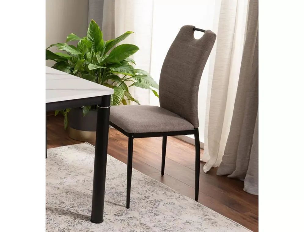 Krzesło tapicerowane RIP BREGO beżowe nowoczesne I sklep meblowy MIRAT. styl LOFT