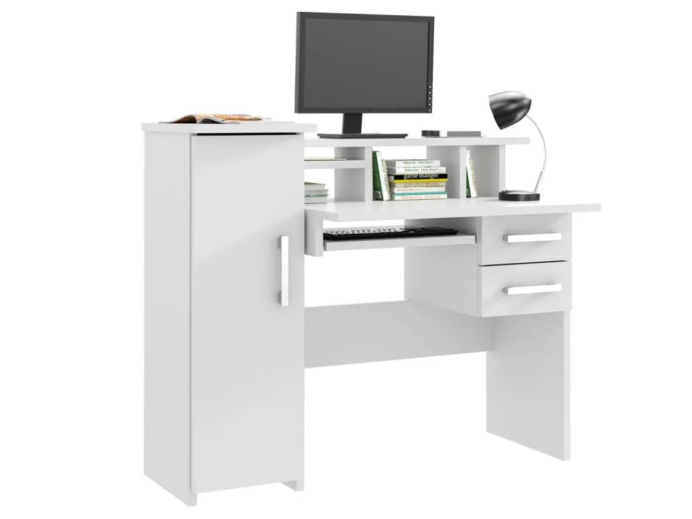 Biurko ALDONA 2 biały mat dziecięce | MIRAT. w stylu kolekcja