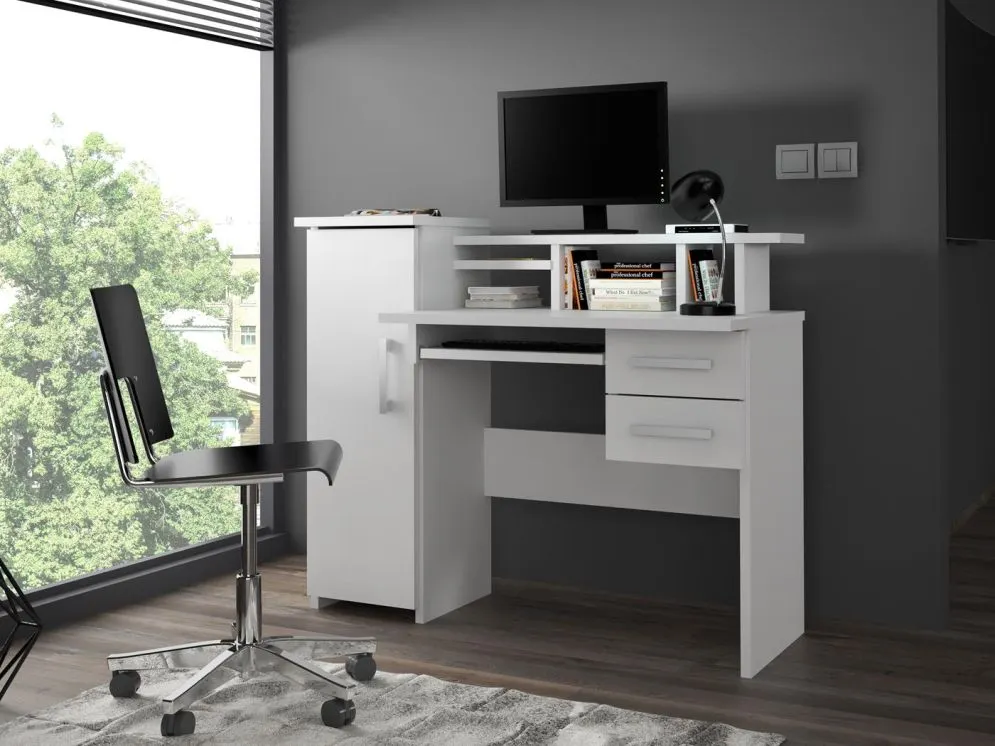 Biurko ALDONA 2 biały mat dziecięce | MIRAT. w stylu kolekcja