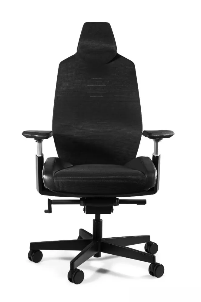 Fotel biurowy RONIN czarny siatka z regulowanymi podłokietnikami I sklep meblowy MIRAT.