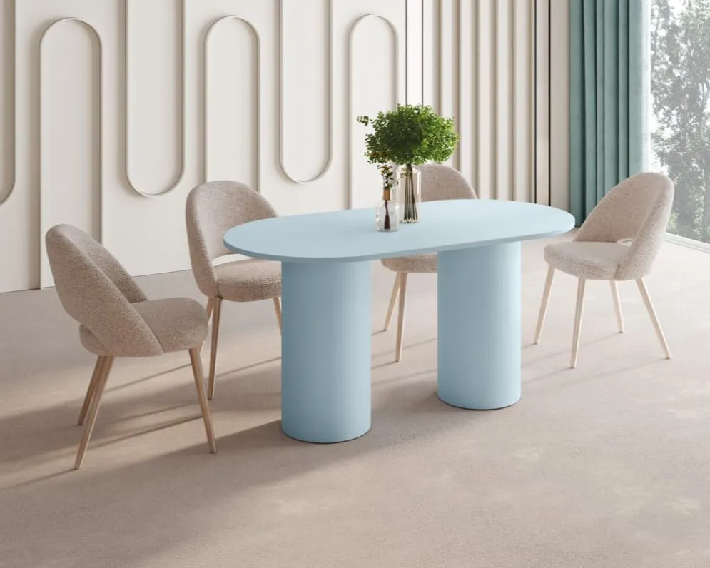 Stół ROSETO 150x80 bordowy I sklep meblowy MIRAT.