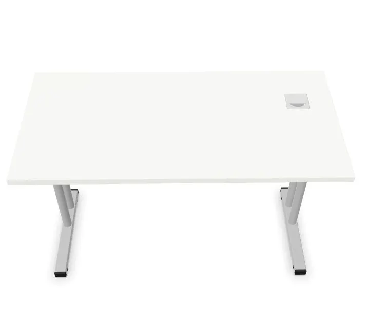 Biurko EASY SPACE C-LEG RC 120x60cm białe proste I sklep meblowy MIRAT.