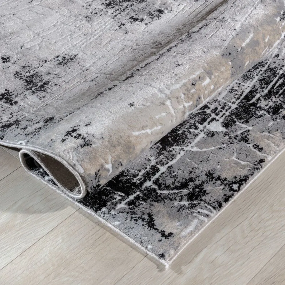 Dywan GRAYSIA 80x150 szary 3D I sklep meblowy MIRAT.