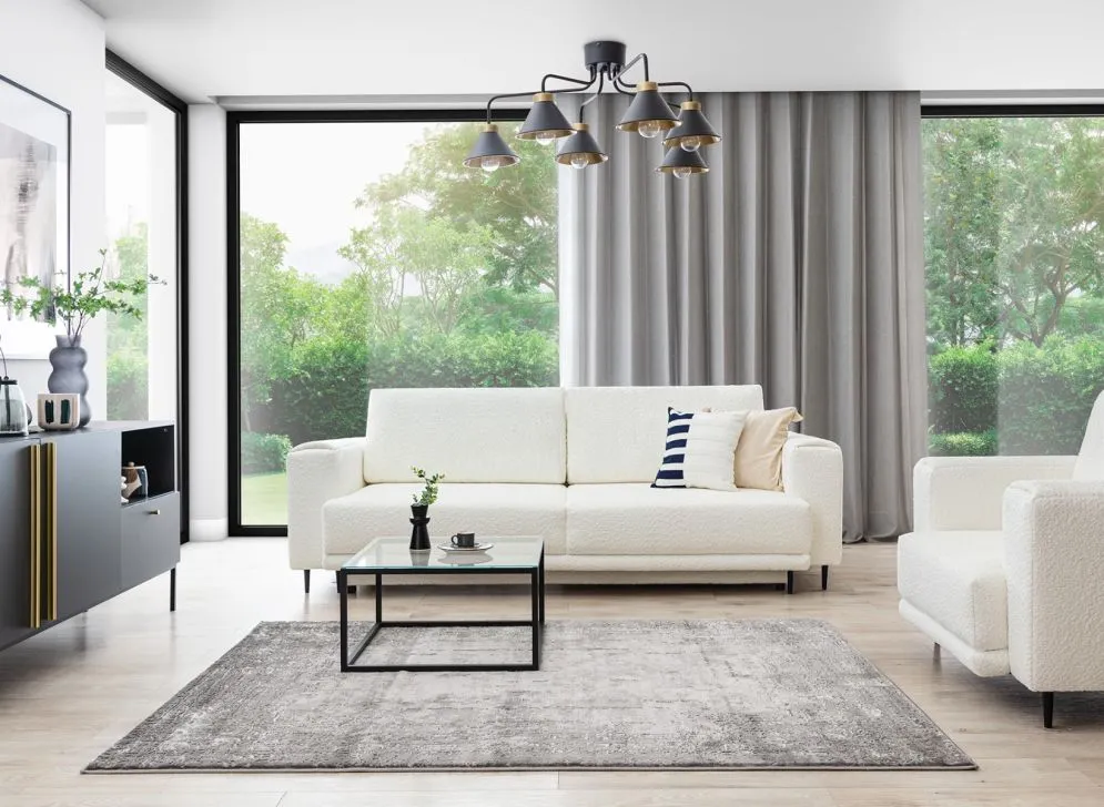 Dywan ASHEN 120x180 szary 3D I sklep meblowy MIRAT.