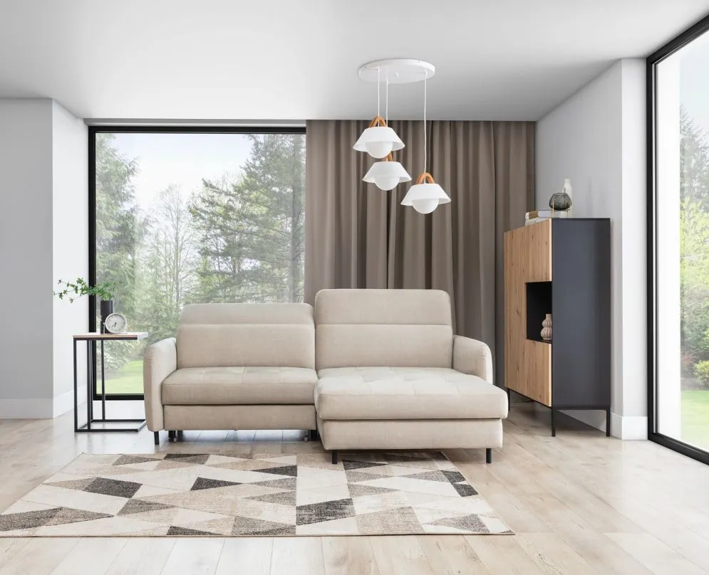 Dywan STASZEK 120x180 beżowy 3D I sklep meblowy MIRAT.