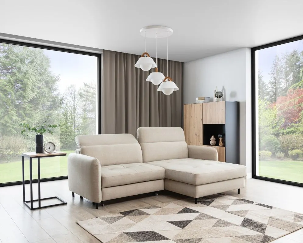 Dywan STASZEK 120x180 beżowy 3D I sklep meblowy MIRAT.