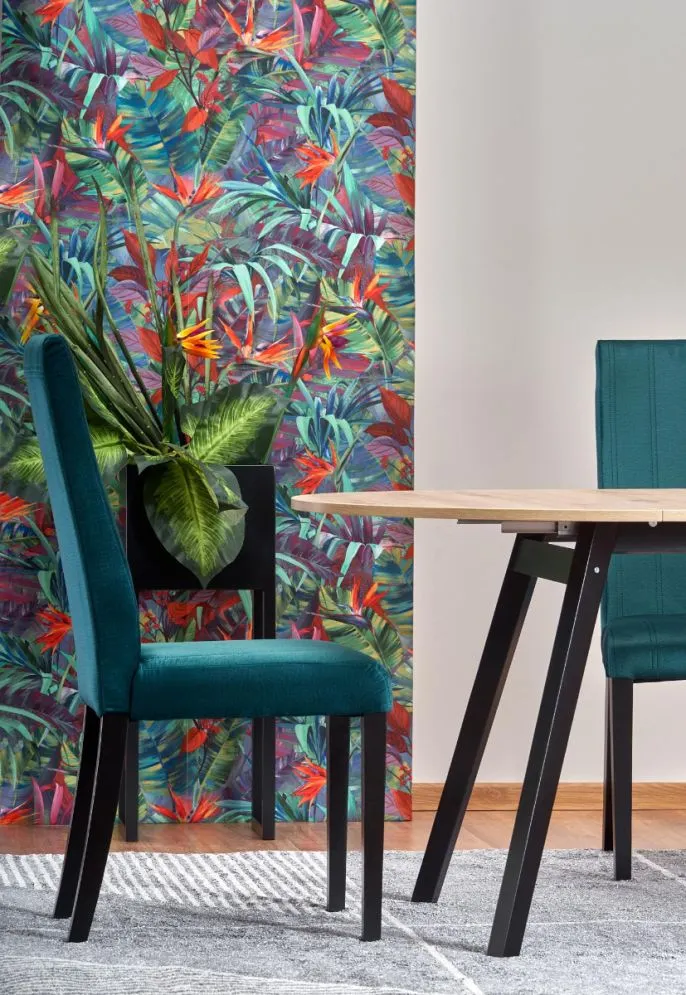 Stół RUBEN 102(142)x102 dąb artisan rozkładany okrągły | MIRAT. w stylu LOFT kolekcja