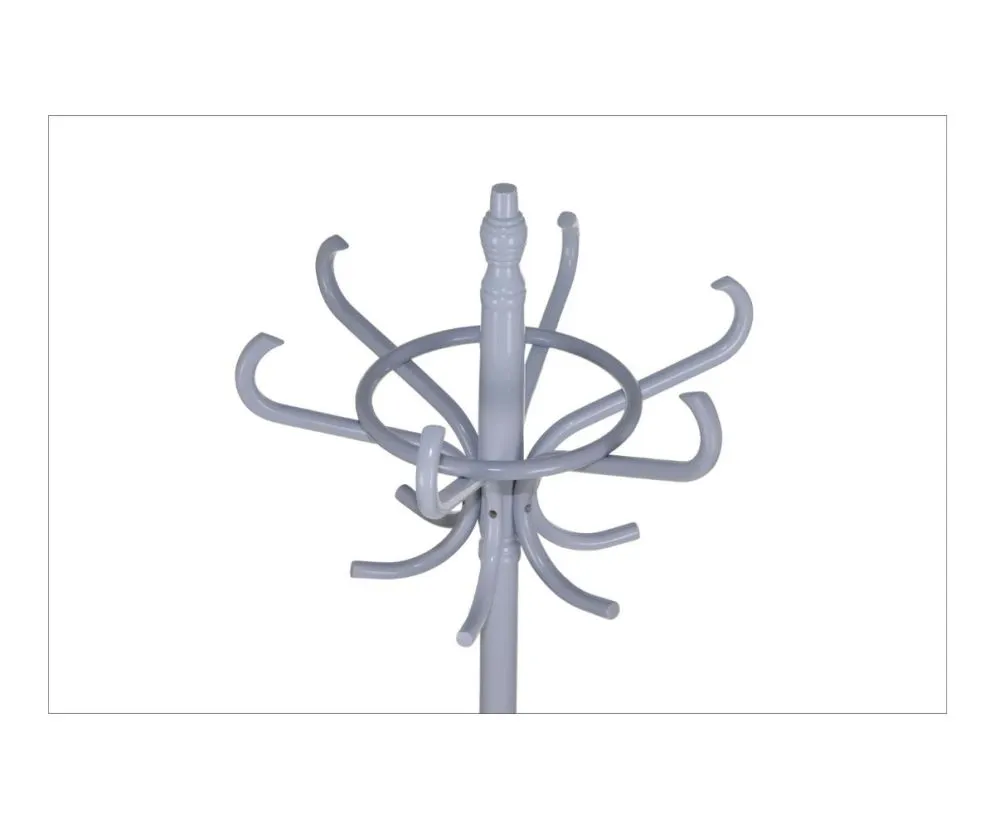 Wieszak stojący do przedpokoju drewniany WDR-1 szary | MIRAT. styl VINTAGE