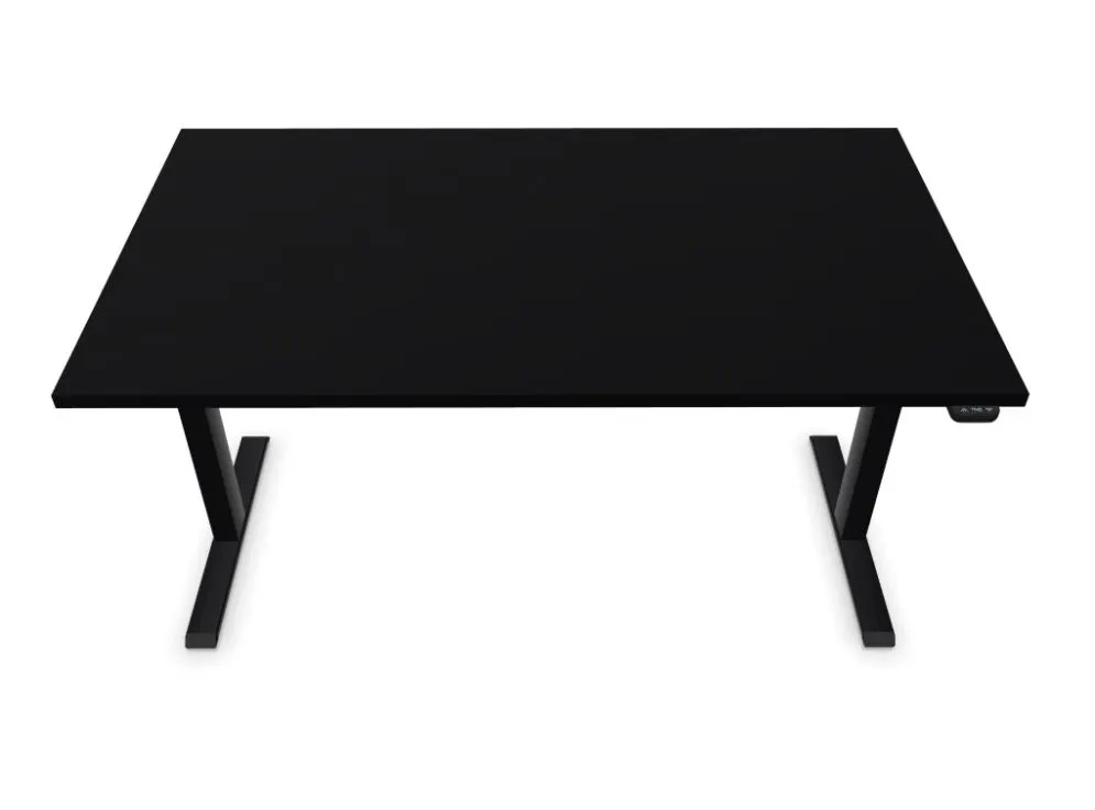 Biurko eCOMO 140x70cm czarne z regulacją biurowe I sklep meblowy MIRAT.