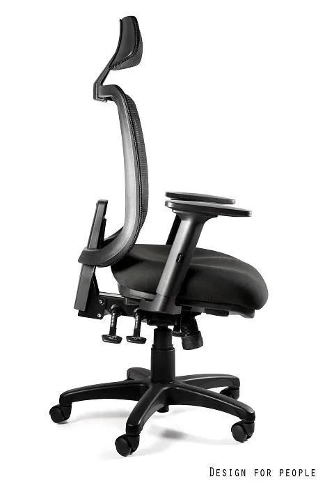 Fotel biurowy SAGA PLUS czarny ergonomiczny | MIRAT. w stylu kolekcja