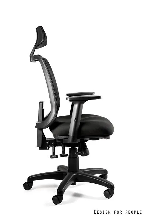 Fotel biurowy SAGA PLUS czarny ergonomiczny | MIRAT. w stylu kolekcja