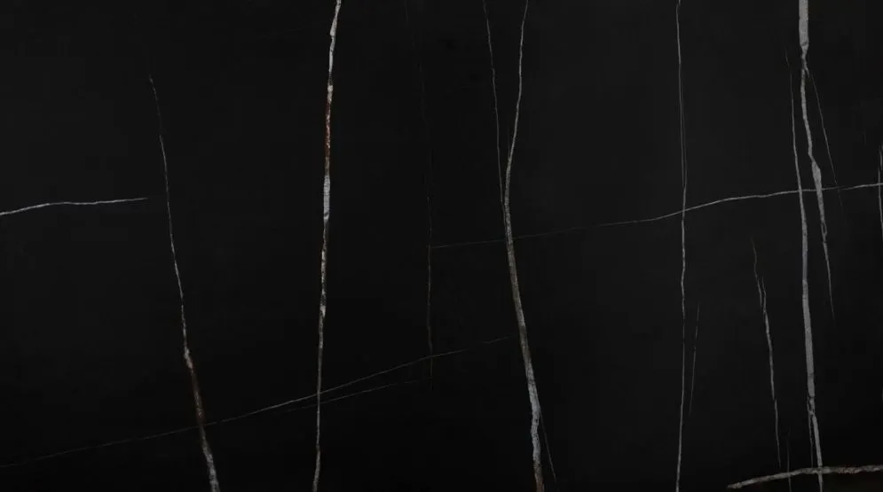 Stół rozkładany MONCLER CERAMIC 160(240)x90 czarny mat/srebrny z ceramicznym blatem I sklep meblowy MIRAT. styl GLAMOUR