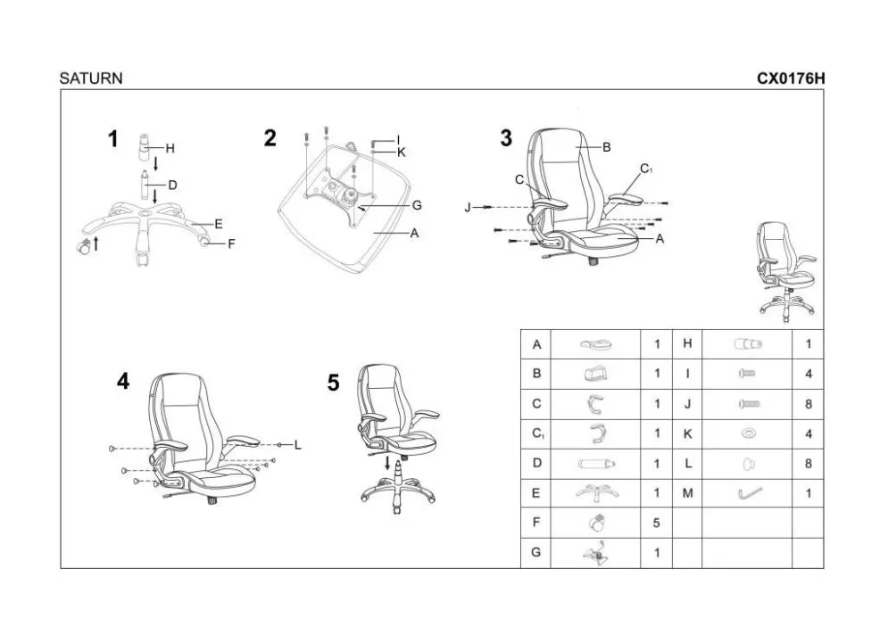 Fotel biurowy SATURN | MIRAT.