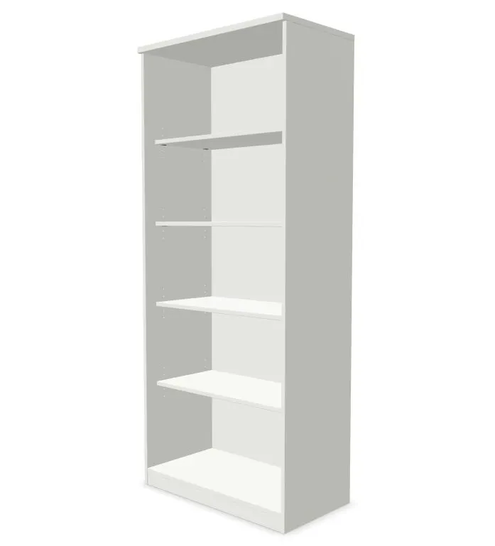 Regał biurowy EASY SPACE CABINET O 5-OH 80cm biały na książki I sklep meblowy MIRAT.