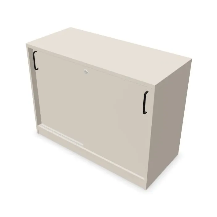 Szafka biurowa przesuwna EASY SPACE CABINET S 1.5-OH 100cm kaszmirowa zamykana I sklep meblowy MIRAT.