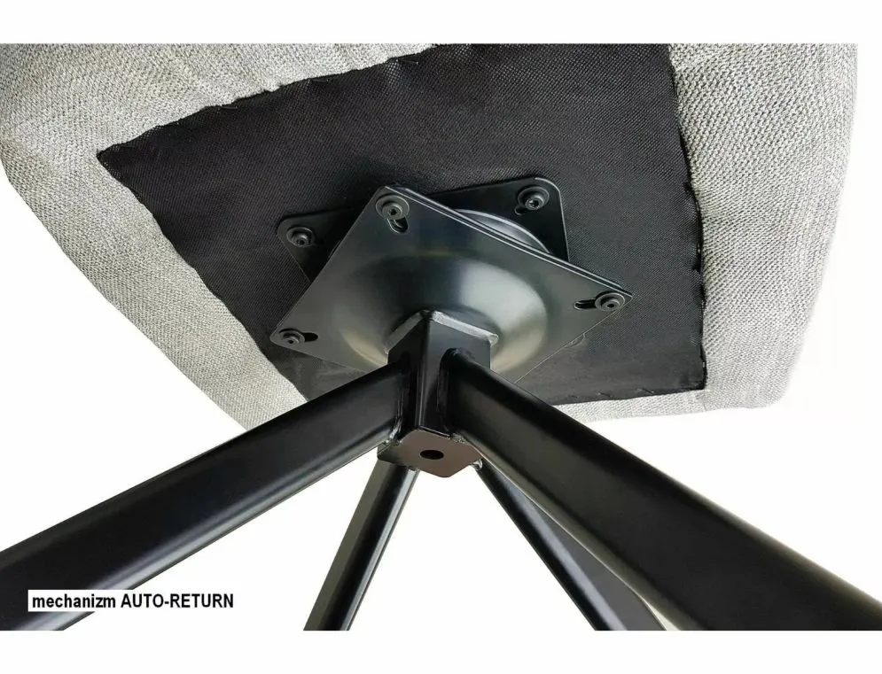 Krzesło tapicerowane SEMPRE BREGO oliwkowe obracane loftowe I sklep meblowy MIRAT. styl LOFT