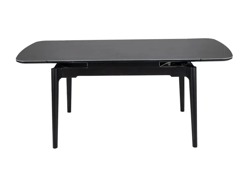 Stół ceramiczny rozkładany Sento 120-180 cm czarny marmur | MIRAT styl LOFT