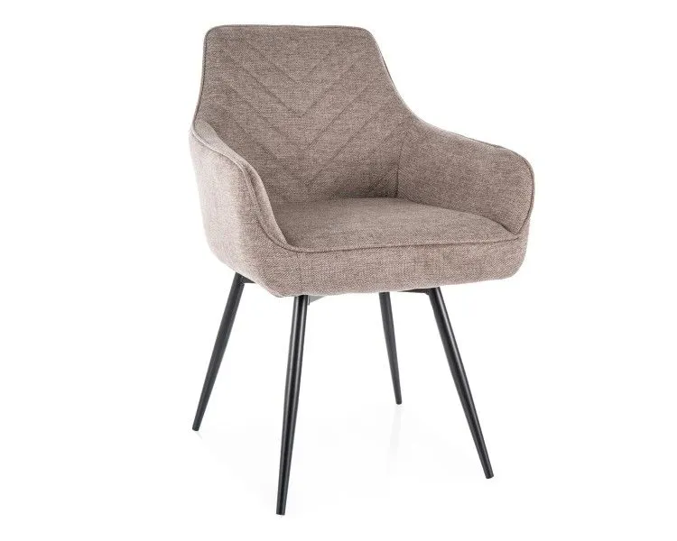 Krzesło tapicerowane SERVIO BREGO beżowe obracane I sklep meblowy MIRAT. styl KLASYCZNY