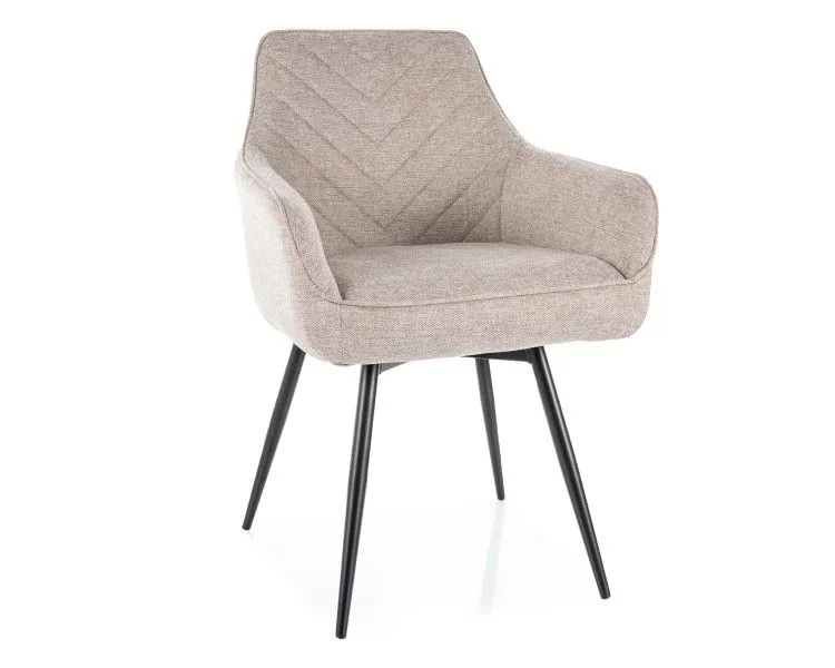 Krzesło tapicerowane SERVIO BREGO jasnobeżowe obracane I sklep meblowy MIRAT. styl KLASYCZNY