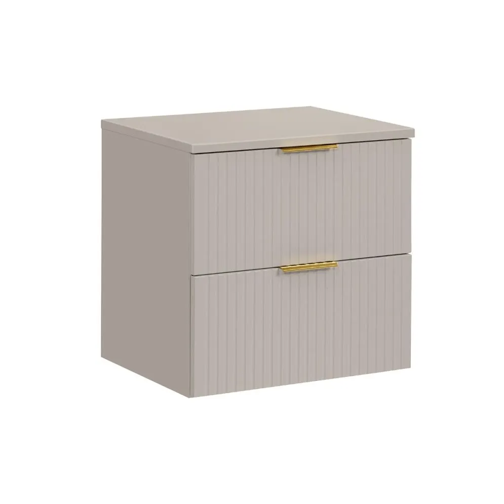 Szafka pod umywalkę ADEL CASHMERE 82-60-2S 60cm kaszmirowa glamour I sklep meblowy MIRAT. styl GLAMOUR, RYFLOWANY kolekcja ADEL