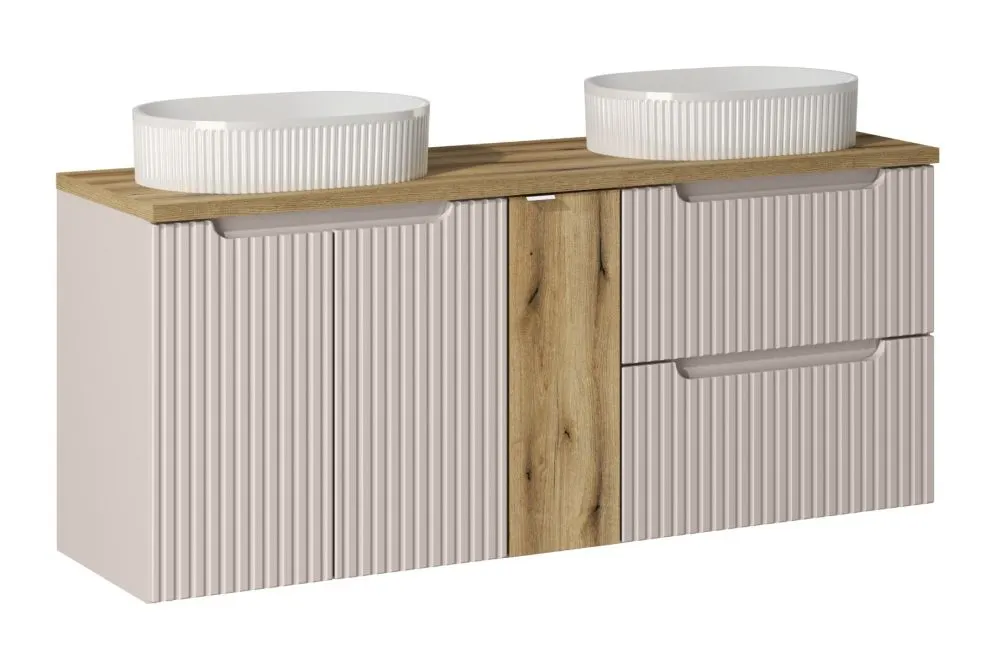 Szafka łazienkowa NOVA OAK 81-20-1D 20cm dąb coast evoke pod blat I sklep meblowy MIRAT. styl SKANDYNAWSKI