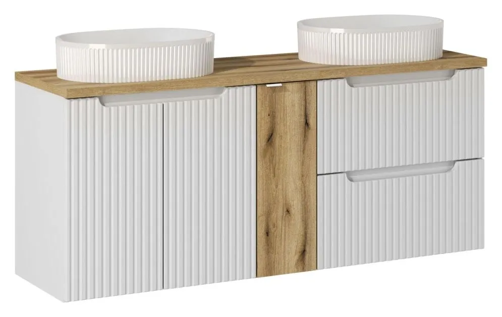 Szafka łazienkowa NOVA OAK 81-20-1D 20cm dąb coast evoke pod blat I sklep meblowy MIRAT. styl SKANDYNAWSKI