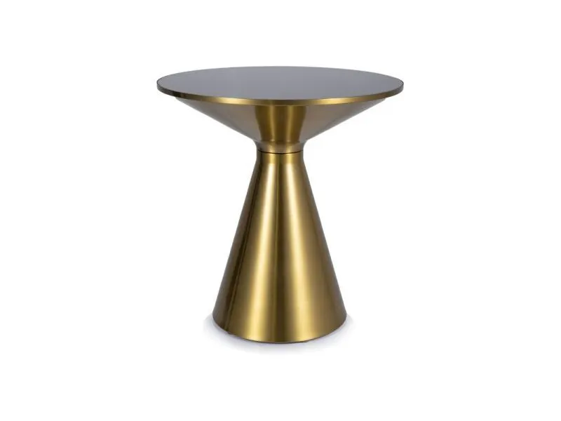 Stolik kawowy SETI 50x50 czarny/złoty do salonu I sklep meblowy MIRAT. styl GLAMOUR