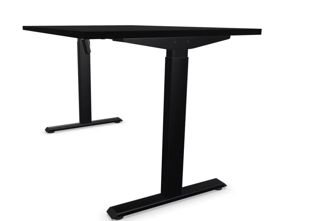 Biurko eCOMO 120x60cm czarne z regulowane młodzieżowe I sklep meblowy MIRAT.