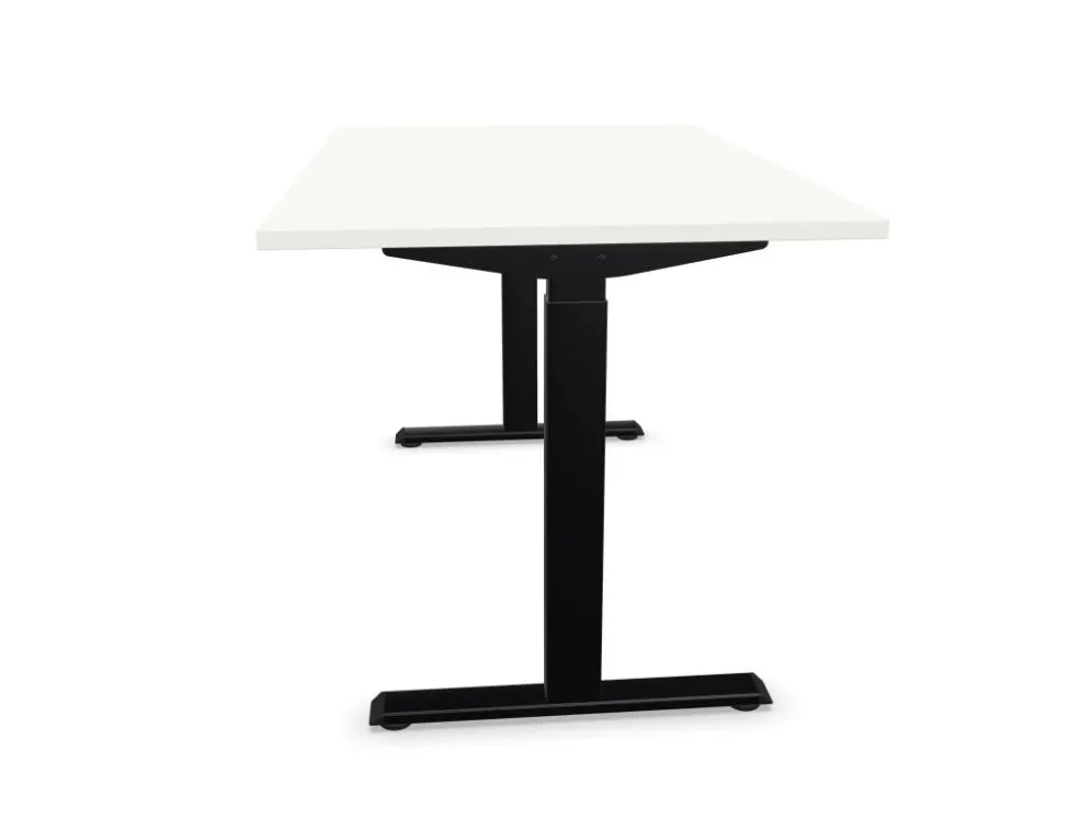 Biurko eCOMO 120x60cm białe z regulacją wysokości dla dzieci I sklep meblowy MIRAT.
