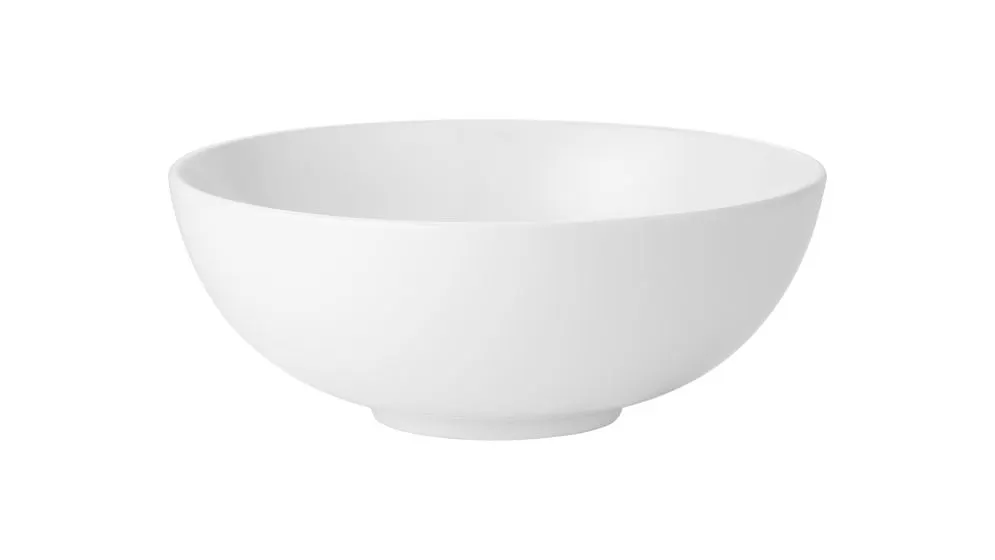 Umywalka ceramiczna nablatowa SHELL 39 cm biała okrągła | MIRAT