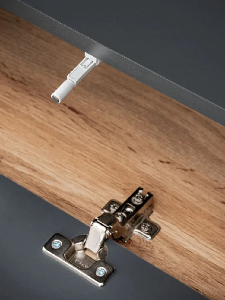 Meblościanka SILK II dąb wotan/antracyt z podświetleniem LED I sklep meblowy MIRAT.