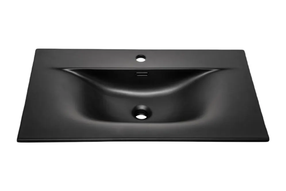 Szafka pod umywalkę LUXOR BLACK 82-80-2S 80cm dąb olejowany/czarna z szufladami I sklep meblowy MIRAT. styl GLAMOUR kolekcja LUXOR