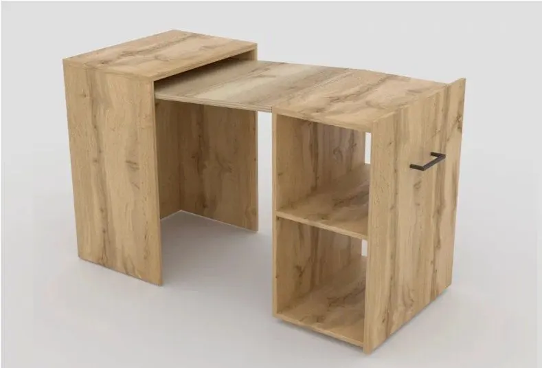 Biurko rozsuwane SMART dąb wotan I sklep meblowy MIRAT.