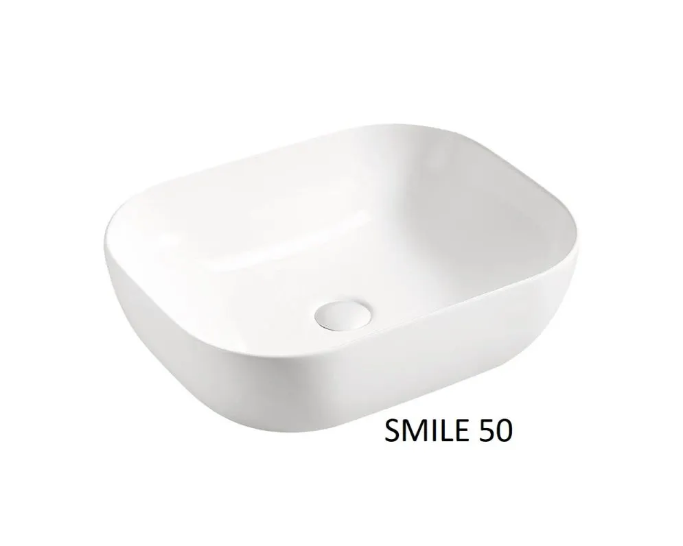 Szafka pod umywalkę nablatową BELLA CASHMERE 60cm kaszmirowa - zestaw 80 cm z regałem i blatem I sklep meblowy MIRAT.