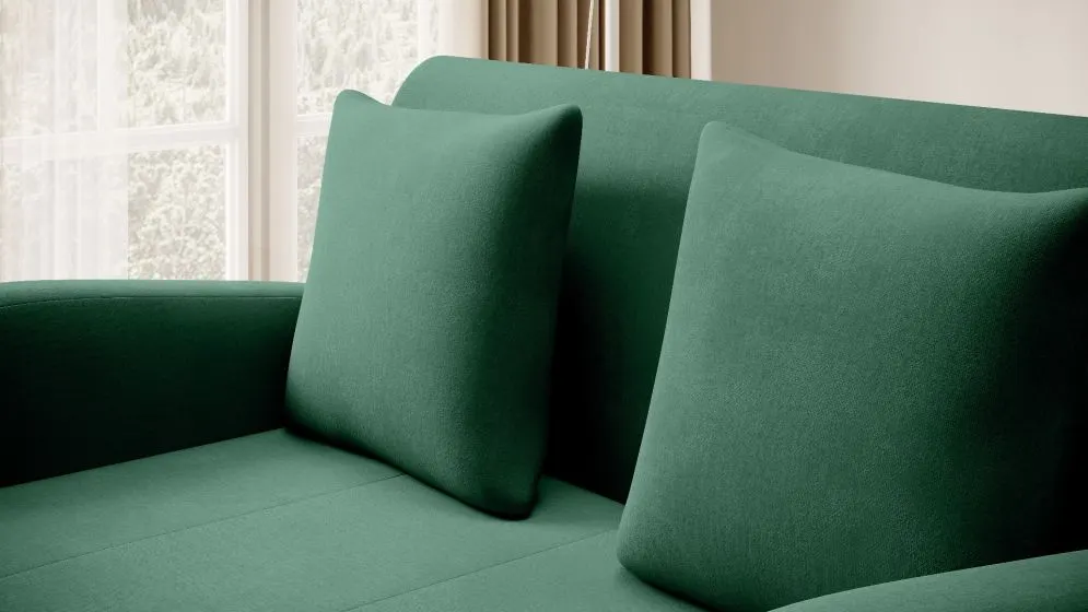Sofa rozkładana z funkcją spania ARIO zielona do salonu I sklep meblowy MIRAT.